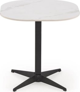 Halmar Ława BORNA S 50x50 biały marmur/czarna HALMAR 3