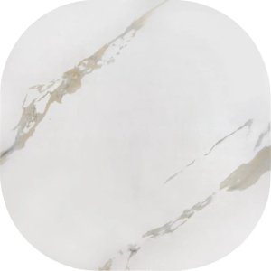 Halmar Ława BORNA S 50x50 biały marmur/czarna HALMAR 5