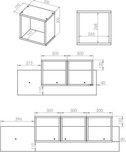 ML Meble Półka DOT 32x30 ML MEBLE 8