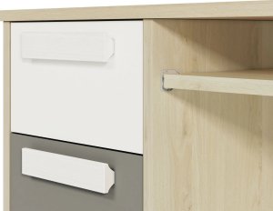 Biurko ML Meble Dot Dąb Sonoma 118.5 cm x 54 cm 5