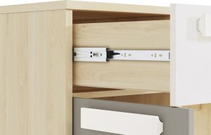 Biurko ML Meble Dot Dąb Sonoma 118.5 cm x 54 cm 7