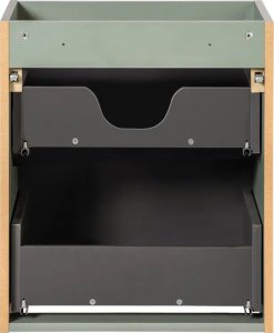 Comad Szafka pod umywalkę LINE REED GREEN D 82-50-2S zielona COMAD 5