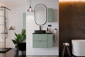 Comad Szafka pod umywalkę LINE REED GREEN D 82-50-2S zielona COMAD 9