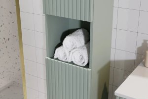 Comad Szafka łazienkowa Line Reed Green D 80-03-2D zielona COMAD 7