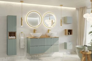 Comad Szafka łazienkowa Line Reed Green D 83-30-1DQ 30x30cm zielona COMAD 7