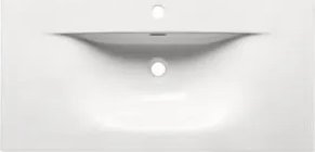 Comad Szafka pod umywalkę LUXOR BLACK 82-90-2S 90cm dąb olejowany/czarna COMAD 7