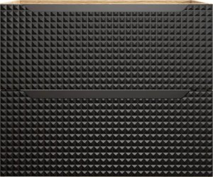 Comad Szafka pod umywalkę LUXOR BLACK 82-70-2S 70cm dąb olejowany/czarna COMAD 2