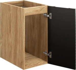 Comad Szafka łazienkowa OCEAN BLACK 81-30-1D 30cm dąb olejowany/czarna COMAD 3