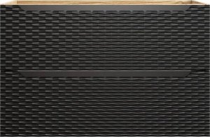 Comad Szafka pod umywalkę OCEAN BLACK 82-90-2S 90cm dąb olejowany/czarna COMAD 2