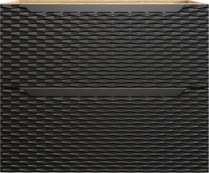 Comad Szafka pod umywalkę OCEAN BLACK 82-70-2S 70cm dąb olejowany/czarna COMAD 2
