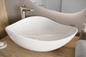 Comad Szafka pod umywalkę OCEAN BEIGE 82-70-2S 70cm dąb olejowany/beżowa COMAD 12