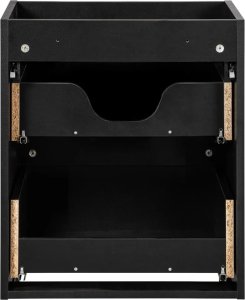 Comad Szafka pod umywalkę NOVA BLACK 82-50-2S 50cm czarna COMAD 4