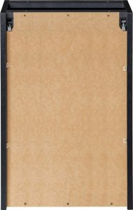 Comad Szafka łazienkowa NOVA BLACK D2 81-40-1D 40cm czarna z koszem COMAD 4