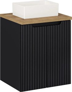 Comad Szafka pod umywalkę NOVA BLACK 82-50-2D 50cm czarna COMAD 11