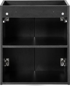 Comad Szafka pod umywalkę NOVA BLACK 82-50-2D 50cm czarna COMAD 5