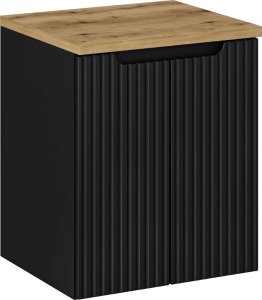 Comad Szafka pod umywalkę NOVA BLACK 82-50-2D 50cm czarna COMAD 9