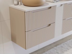 Comad Szafka pod umywalkę NOVA CASHMERE 82-60-2S 60cm kaszmirowa COMAD 13