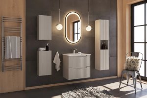 Comad Szafka pod umywalkę NOVA CASHMERE 82-60-2S 60cm kaszmirowa COMAD 15