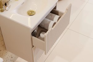 Comad Szafka pod umywalkę NOVA CASHMERE 82-60-2S 60cm kaszmirowa COMAD 7