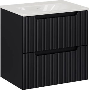 Comad Szafka pod umywalkę NOVA BLACK 82-60-2S 60cm czarna COMAD 15