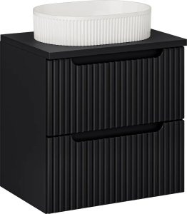 Comad Szafka pod umywalkę NOVA BLACK 82-60-2S 60cm czarna COMAD 17