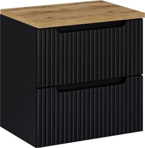 Comad Szafka pod umywalkę NOVA BLACK 82-60-2S 60cm czarna COMAD 19