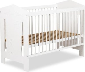 Haciendo el Indio Łóżeczko dziecięce IDA 120x60 białe LITTLE SKY 2