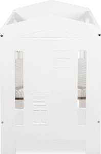 Haciendo el Indio Łóżeczko dziecięce IDA 120x60 białe LITTLE SKY 3