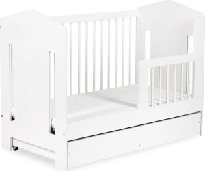 Haciendo el Indio Łóżeczko dziecięce IDA 120x60 białe LITTLE SKY 5