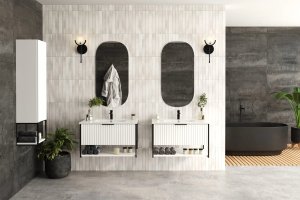 Stamar Szafka łazienkowa TURF WHITE MARENGO 1D 33cm biała STRAMA 5