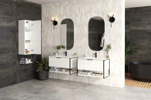 Stamar Szafka łazienkowa TURF WHITE MARENGO 1D 33cm biała STRAMA 6