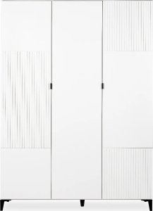 MCA Meble Szafa MIA biała/czarna LITTLE SKY 2