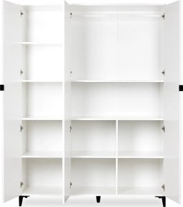 MCA Meble Szafa MIA biała/czarna LITTLE SKY 3