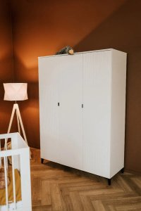 MCA Meble Szafa MIA biała/czarna LITTLE SKY 5