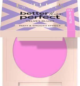 Eveline Eveline Better Than Perfect Velvet Blush 01 Ballerina Pink 2.3g 1