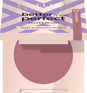 Eveline Eveline Better Than Perfect Velvet Blush 03 Rosewood 2.3g 1