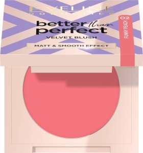 Eveline Eveline Better Than Perfect Velvet Blush 02 Funny Peach 2.3g 1