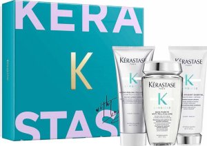 Kerastase Symbiose zestaw oczyszczający szampon 250ml + kojąca odżywka 200ml + mikro-złuszczający peeling do skóry głowy 200ml 1