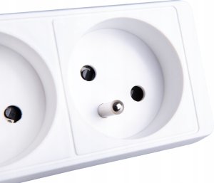 KELTIN Przedłużacz elektryczny – listwa zasilająca biała 5 gniazd 3m (40) 6