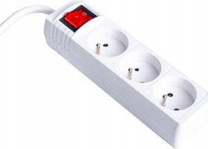KELTIN Przedłużacz elektryczny – listwa zasilająca biała 3 gniazda 5m (40) 4