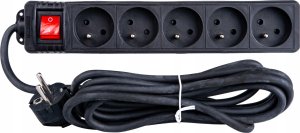 KELTIN Listwa zasilająca czarna 5 gniazd 3m (40) 3
