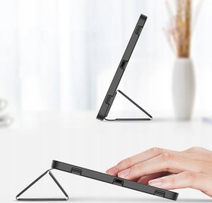 Etui na tablet Dux Ducis Etui Domo z podstawką do Samsung Tab S10+ / S9+ / S9 FE+ - czarne 8