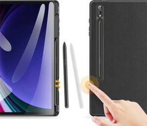 Etui na tablet Dux Ducis Etui Domo z podstawką do Samsung Tab S10+ / S9+ / S9 FE+ - czarne 9