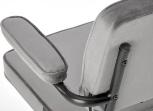 Krzesło biurowe Halmar Fotel biurowy FIDEL VELVET szary HALMAR 7