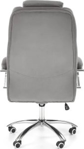 Krzesło biurowe Halmar Fotel biurowy KING 2 VELVET szary HALMAR 5