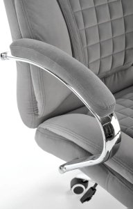 Krzesło biurowe Halmar Fotel biurowy KING 2 VELVET szary HALMAR 6