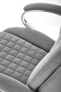 Krzesło biurowe Halmar Fotel biurowy KING 2 VELVET szary HALMAR 7