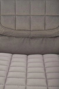 Krzesło biurowe Halmar Fotel biurowy KING 2 VELVET szary HALMAR 9