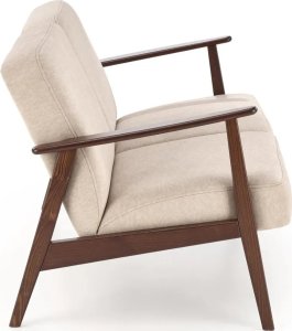 Halmar Sofa MILANO 2S beżowa/orzech HALMAR 2