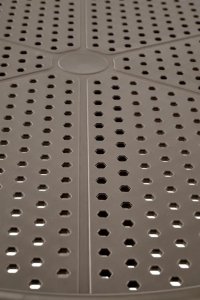 Halmar Stolik ogrodowy CALVO 60x60 khaki z tworzywa PVC HALMAR 6